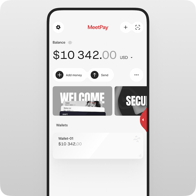 > **Go to the main wallet screen and then tap “Add money”.**
