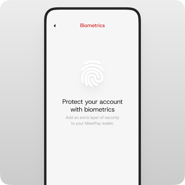 Add biometric protection (fingerprint or Face ID) to boost your wallet’s security.
